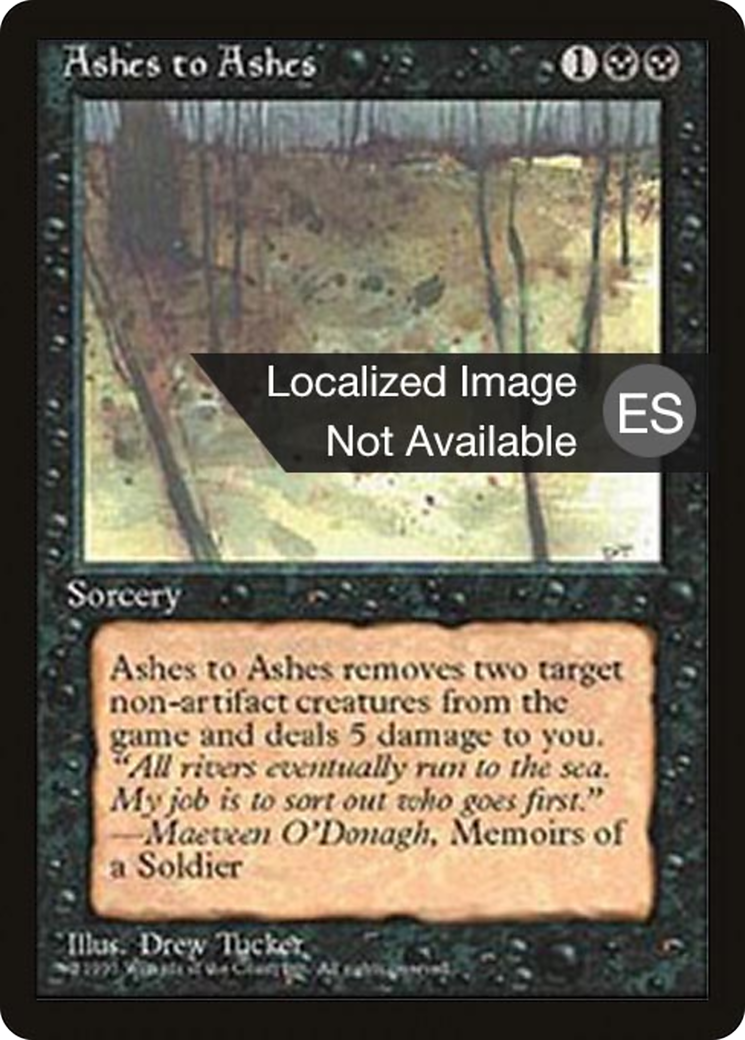 Ashes to Ashes [Fourth Edition (Foreign Black Border)] | Grognard Games