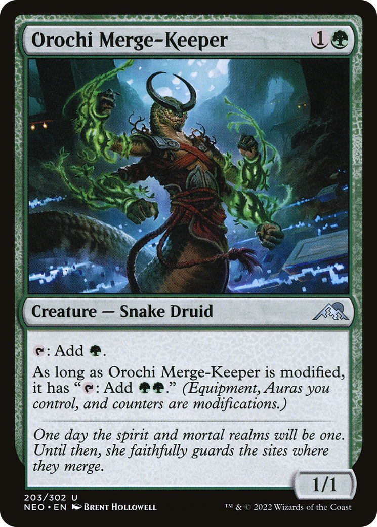 Orochi Merge-Keeper [Kamigawa: Neon Dynasty] | Grognard Games