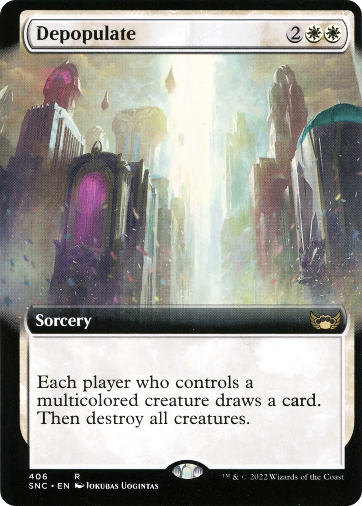 Depopulate (Extended Art) [Streets of New Capenna] | Grognard Games