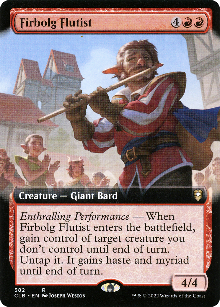 Firbolg Flutist (Extended Art) [Commander Legends: Battle for Baldur's Gate] | Grognard Games