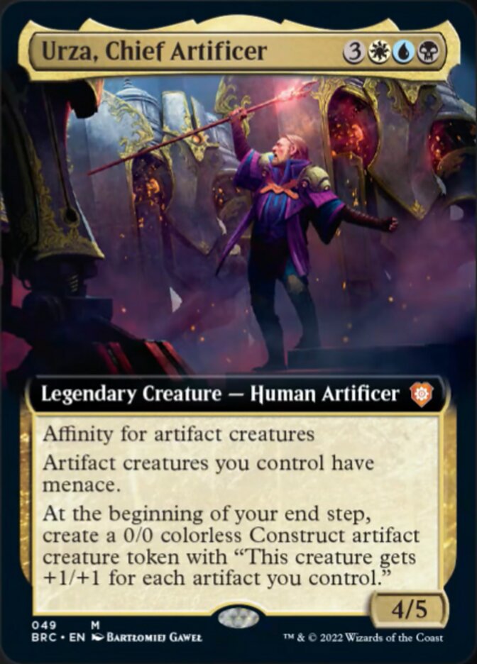 Urza, Chief Artificer (Extended Art) [The Brothers' War Commander] | Grognard Games