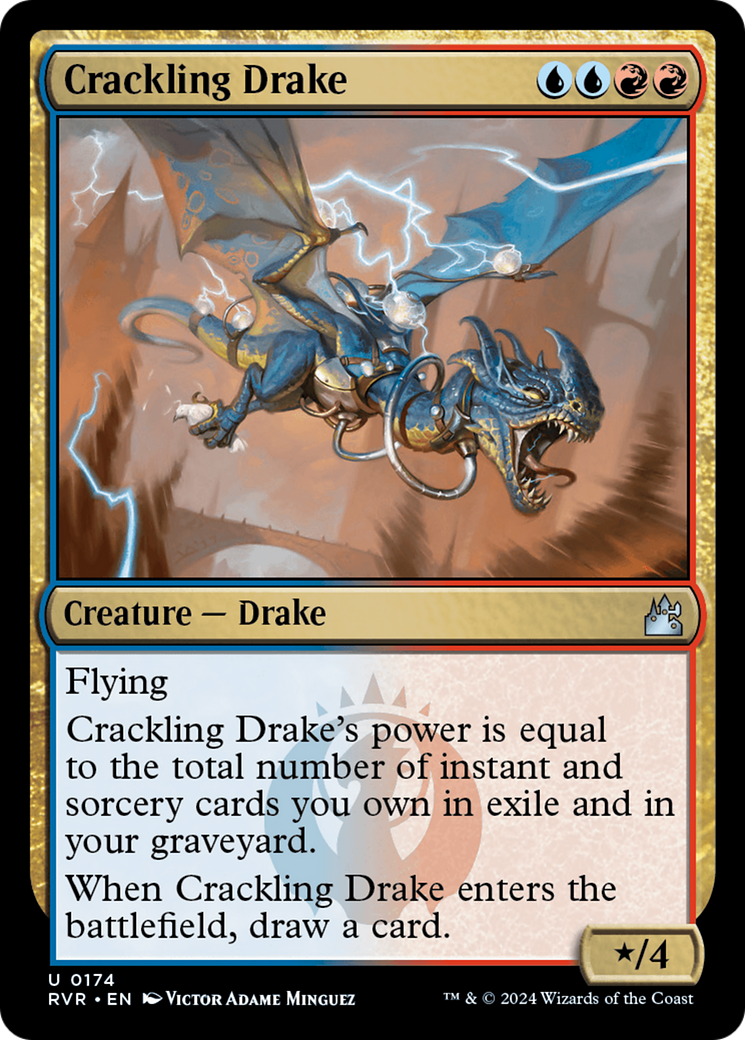 Crackling Drake [Ravnica Remastered] | Grognard Games