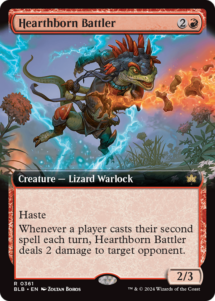 Hearthborn Battler (Extended Art) [Bloomburrow] | Grognard Games