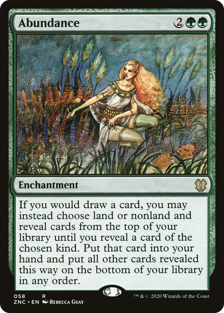 Abundance [Zendikar Rising Commander] | Grognard Games
