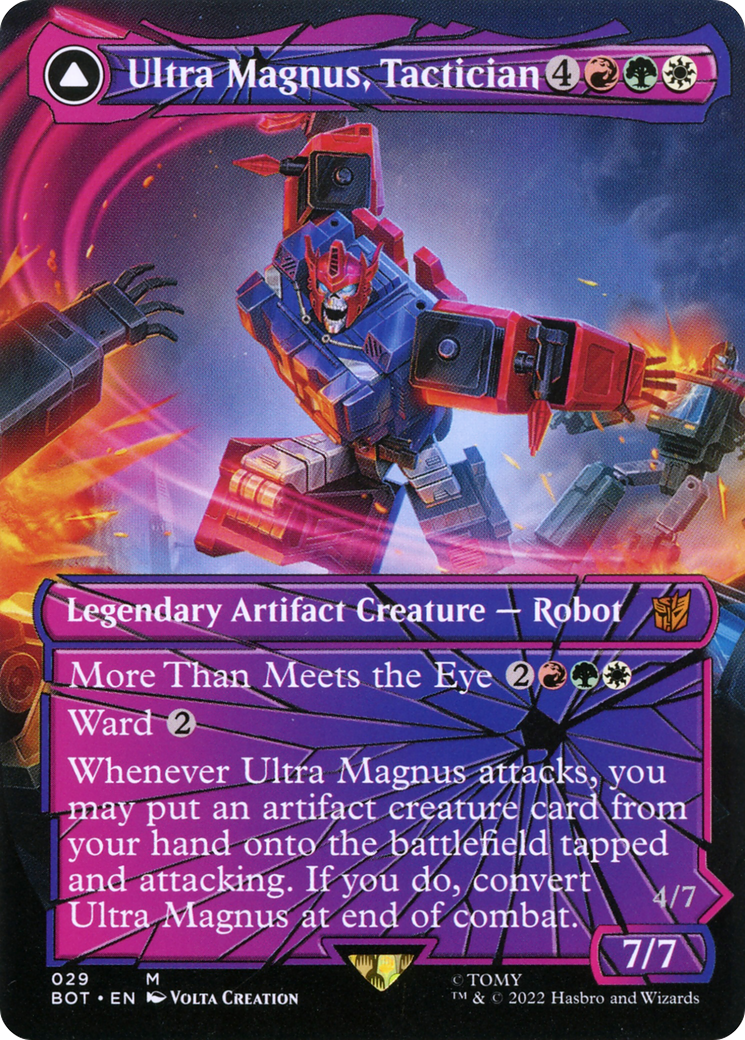 Ultra Magnus, Tactician // Ultra Magnus, Armored Carrier (Shattered Glass) [Universes Beyond: Transformers] | Grognard Games
