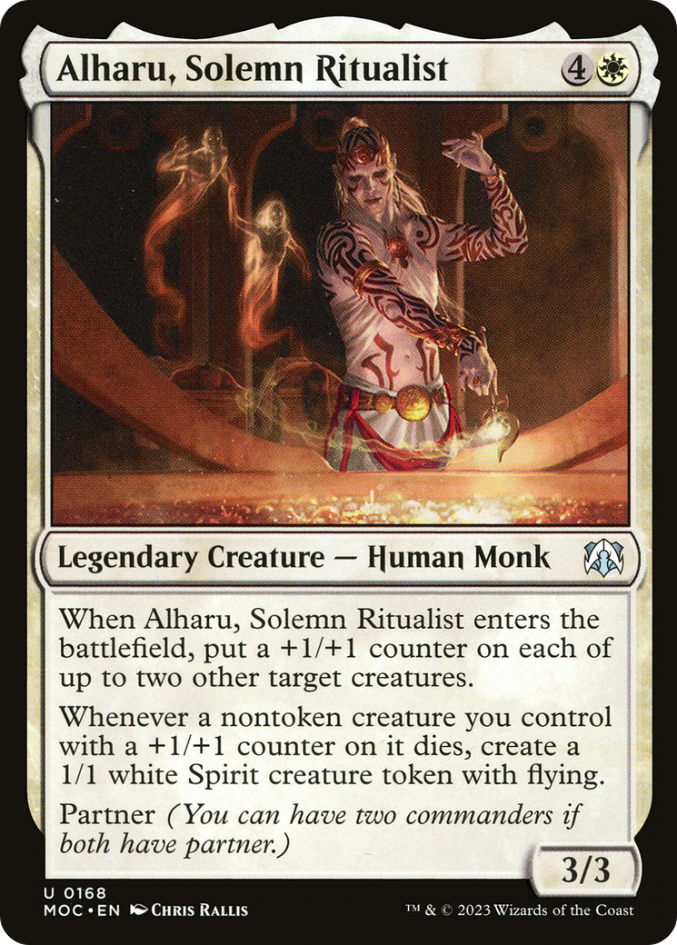 Alharu, Solemn Ritualist [March of the Machine Commander] | Grognard Games