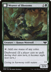 Weaver of Blossoms // Blossom-Clad Werewolf [Innistrad: Crimson Vow] | Grognard Games