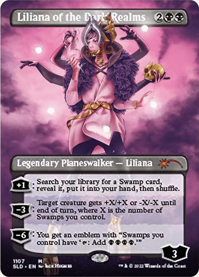 Liliana of the Dark Realms (Borderless) [Secret Lair Drop Series] | Grognard Games