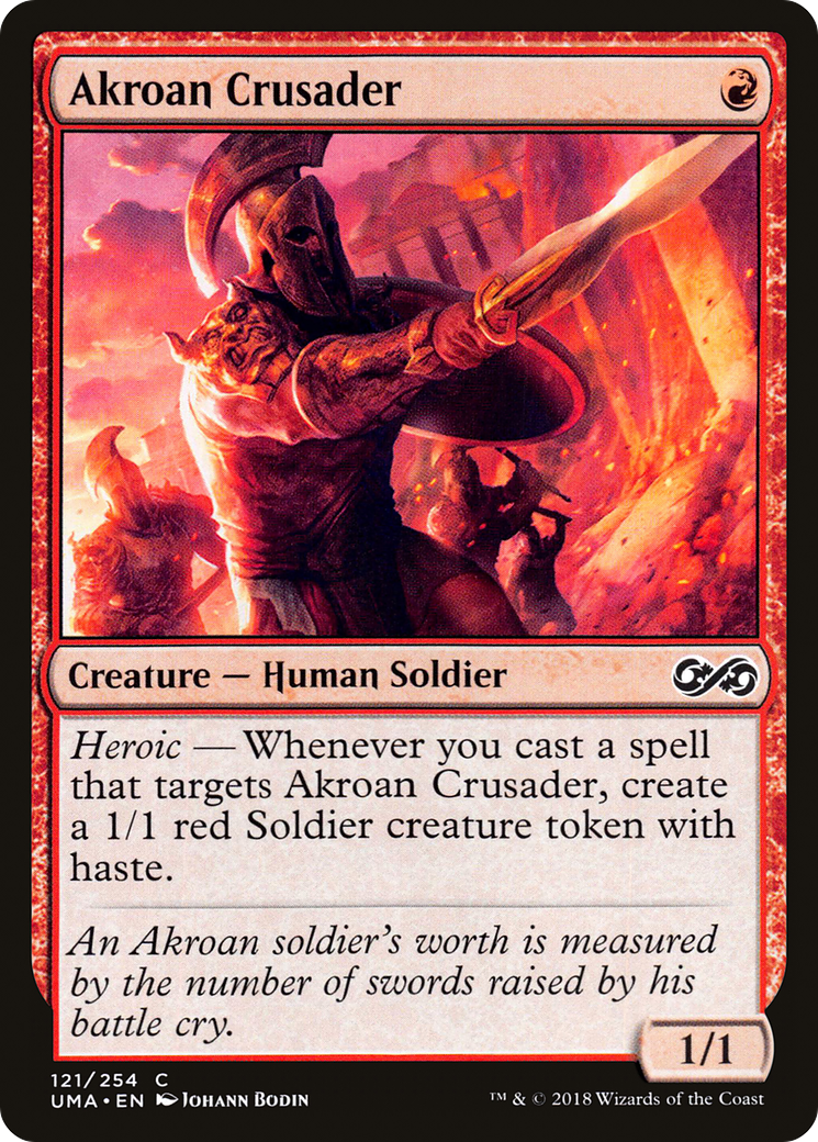 Akroan Crusader [Ultimate Masters] | Grognard Games