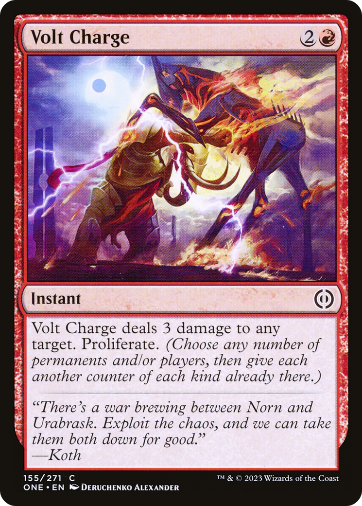 Volt Charge [Phyrexia: All Will Be One] | Grognard Games