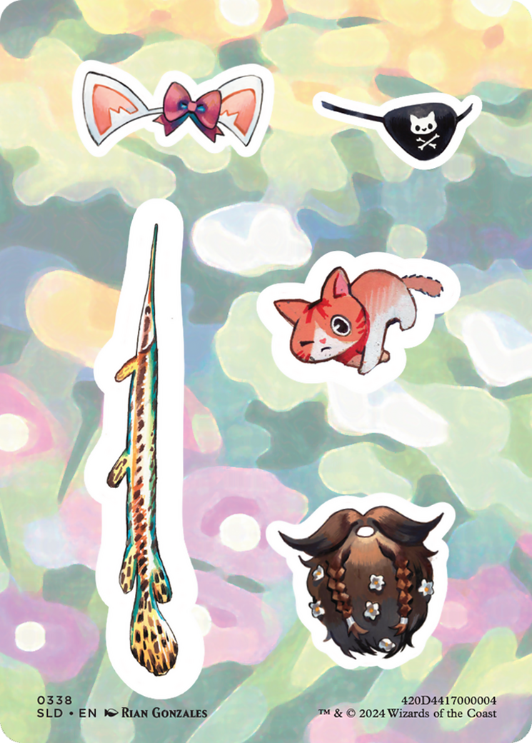 Sticker sheet (SLD-338) - Secret Lair Drop Foil | Grognard Games