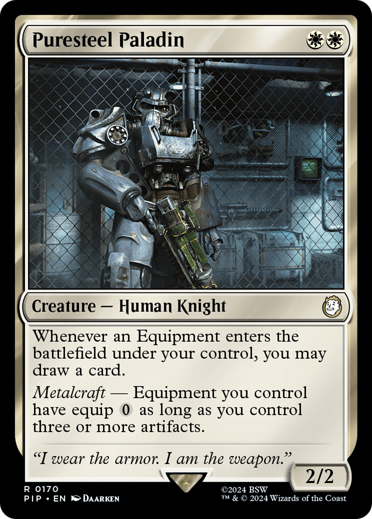 Puresteel Paladin [Fallout] | Grognard Games