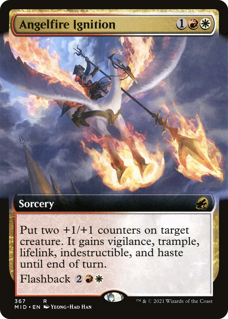 Angelfire Ignition (Extended) [Innistrad: Midnight Hunt] | Grognard Games