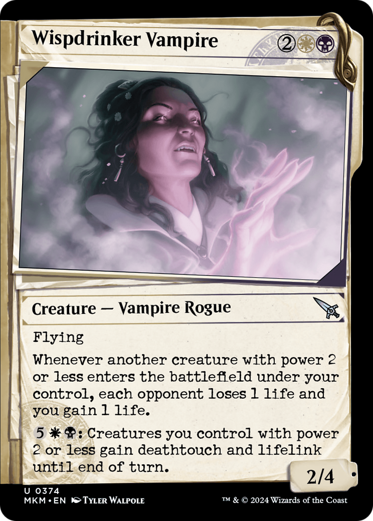 Wispdrinker Vampire (Showcase) [Murders at Karlov Manor] | Grognard Games