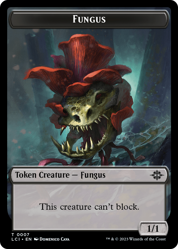 Treasure (0018) // Fungus Double-Sided Token [The Lost Caverns of Ixalan Tokens] | Grognard Games