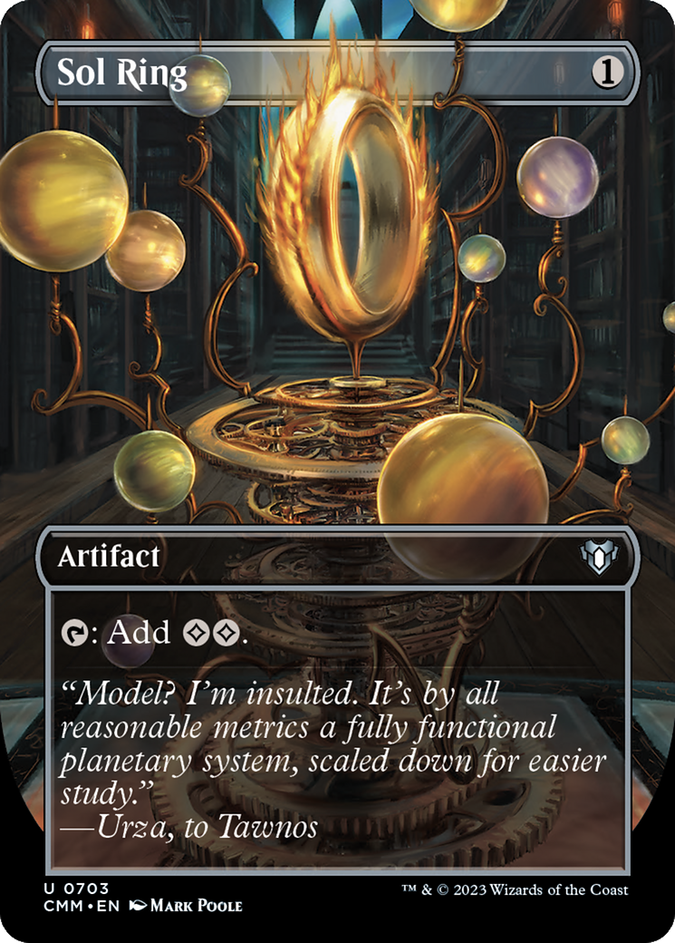 Sol Ring (Borderless Alternate Art) [Commander Masters] | Grognard Games