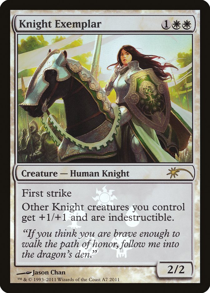 Knight Exemplar [Resale Promos] | Grognard Games