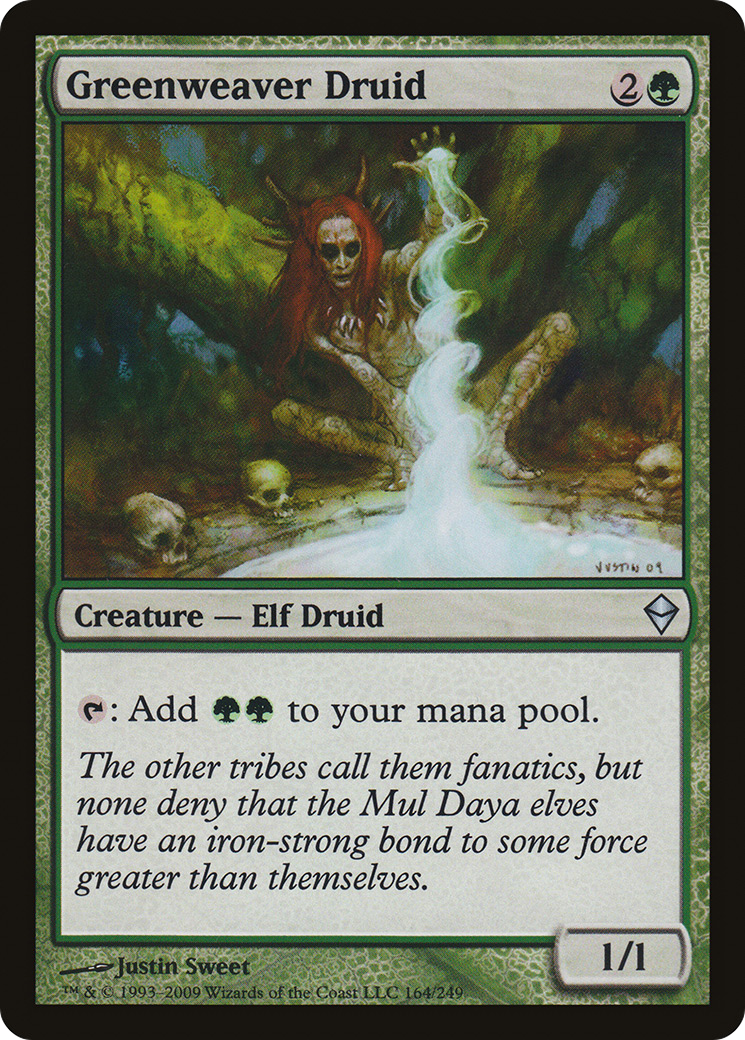 Greenweaver Druid [Zendikar] | Grognard Games