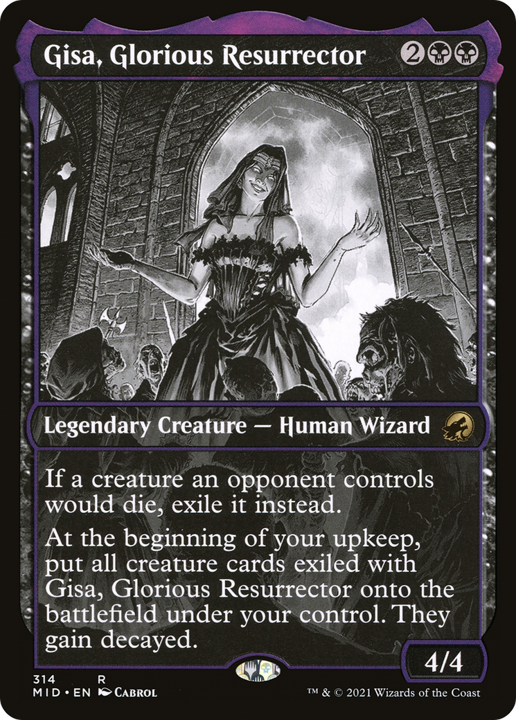 Gisa, Glorious Resurrector (Showcase Eternal Night) [Innistrad: Midnight Hunt] | Grognard Games