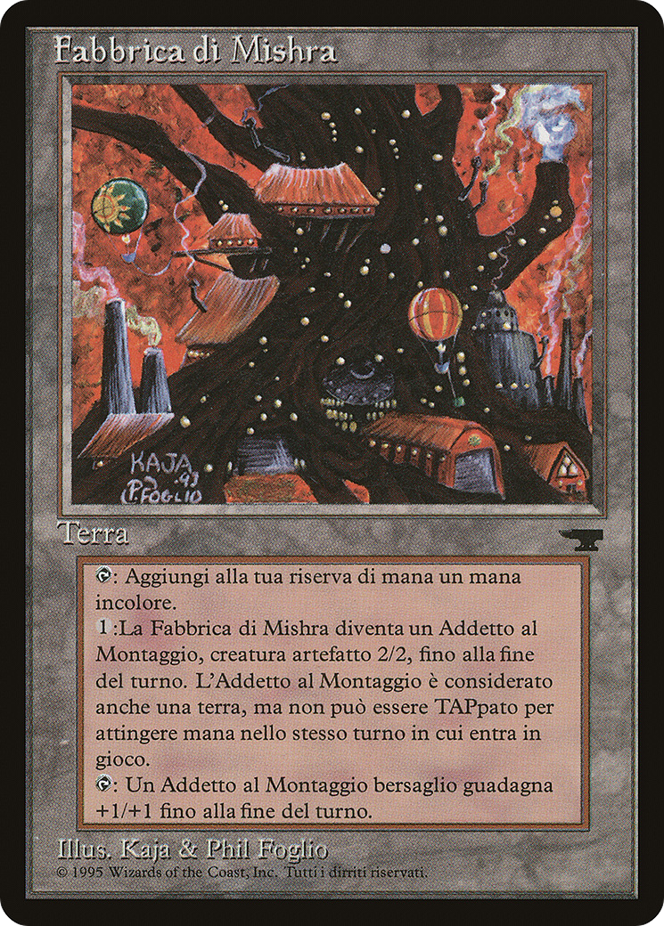 Mishra's Factory (Italian) - "Fabbrica di Mishra" [Rinascimento] | Grognard Games