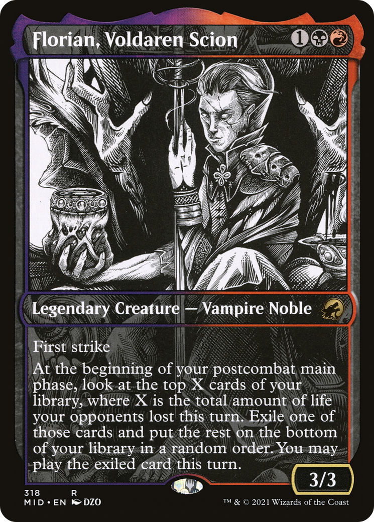 Florian, Voldaren Scion (Showcase Eternal Night) [Innistrad: Midnight Hunt] | Grognard Games