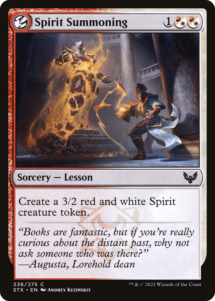 Spirit Summoning [Strixhaven: School of Mages] | Grognard Games