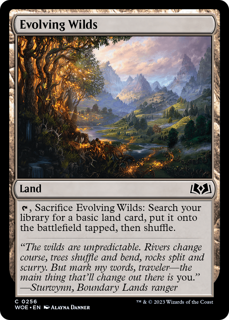 Evolving Wilds [Wilds of Eldraine] | Grognard Games