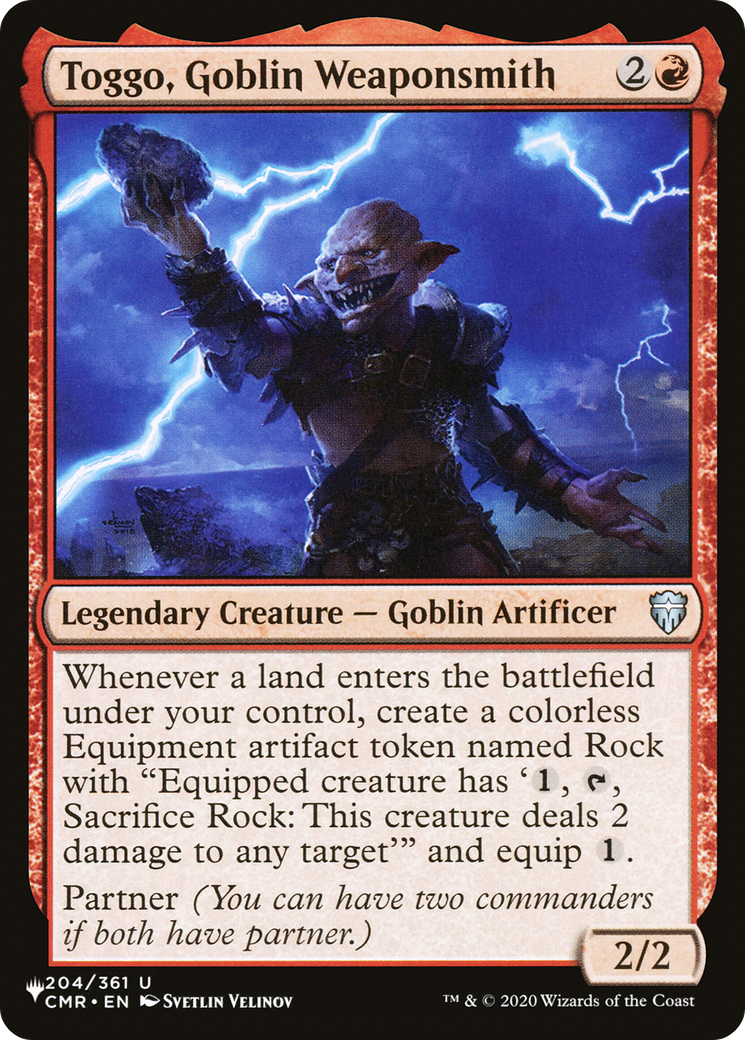 Toggo, Goblin Weaponsmith [The List] | Grognard Games
