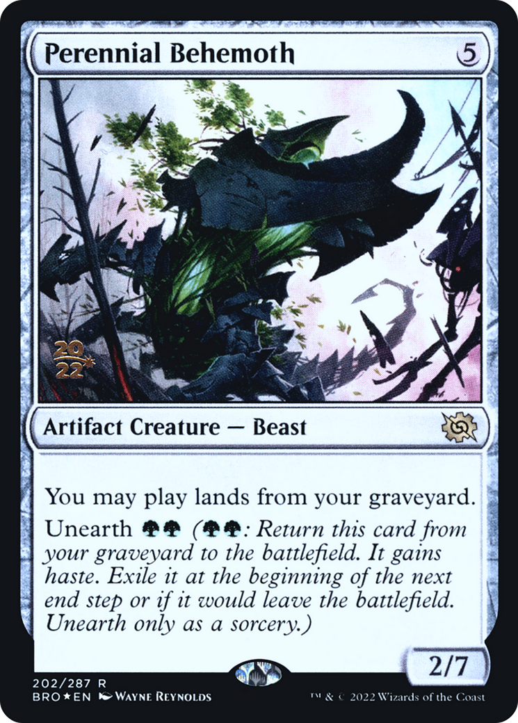 Perennial Behemoth [The Brothers' War: Prerelease Promos] | Grognard Games