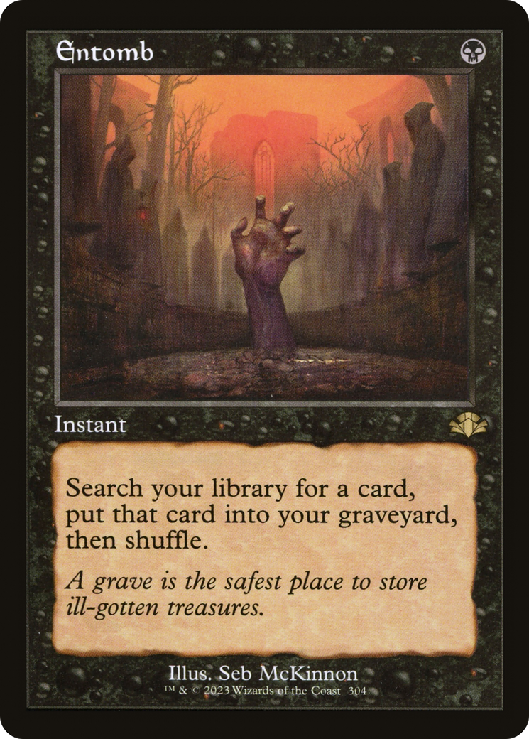 Entomb (Retro) [Dominaria Remastered] | Grognard Games