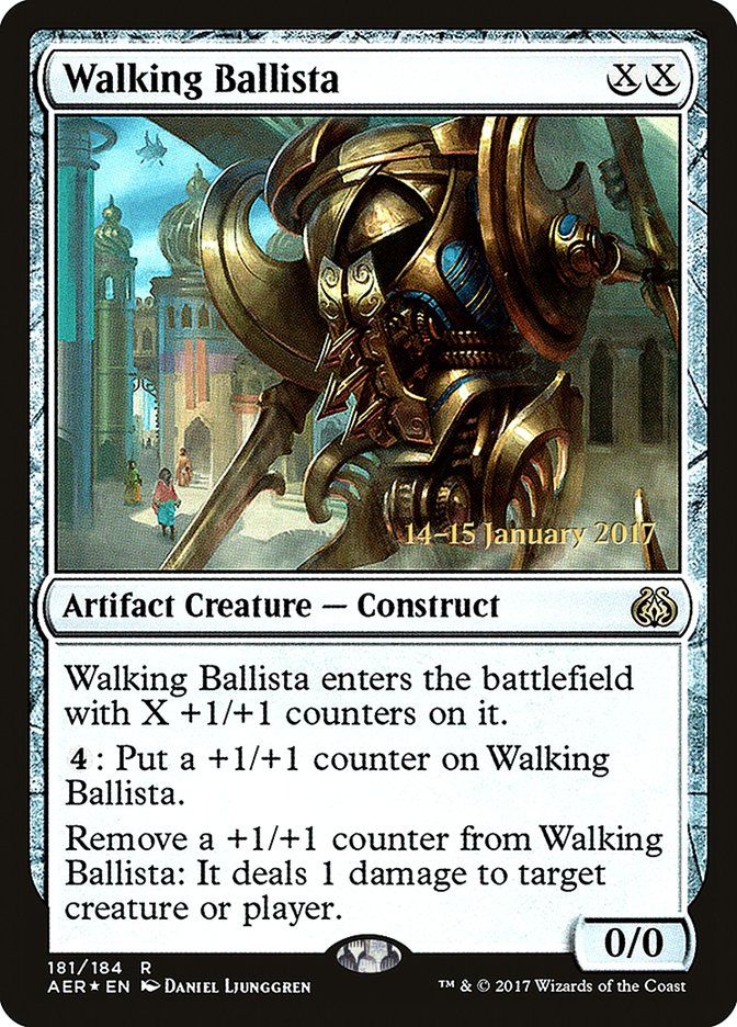 Walking Ballista [Aether Revolt Prerelease Promos] | Grognard Games