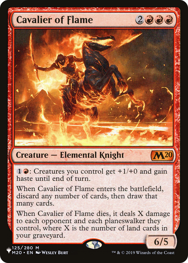 Cavalier of Flame [The List] | Grognard Games