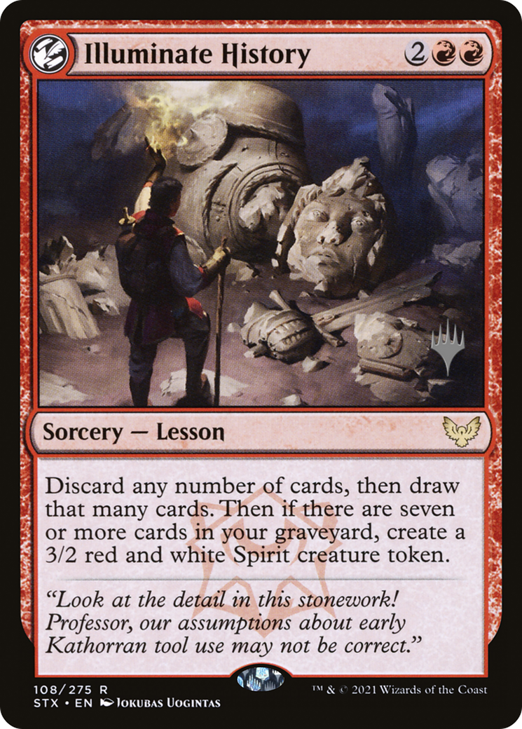 Illuminate History (Promo Pack) [Strixhaven: School of Mages Promos] | Grognard Games