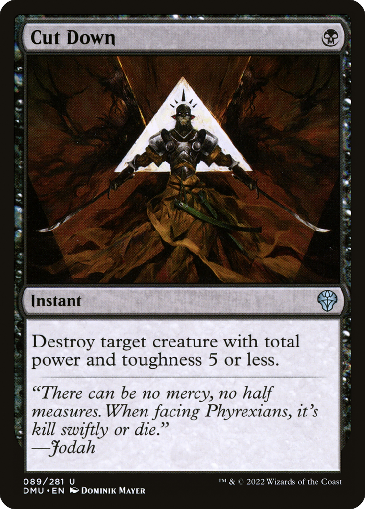 Cut Down (DMU-089) - Dominaria United Foil | Grognard Games