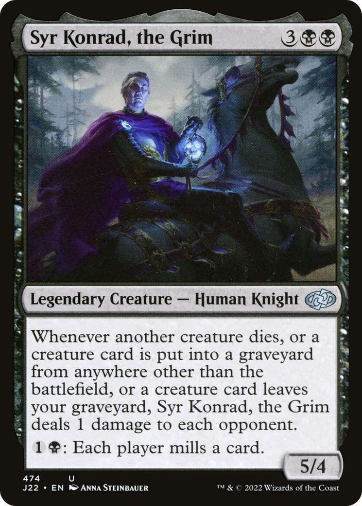 Syr Konrad, the Grim [Jumpstart 2022] | Grognard Games