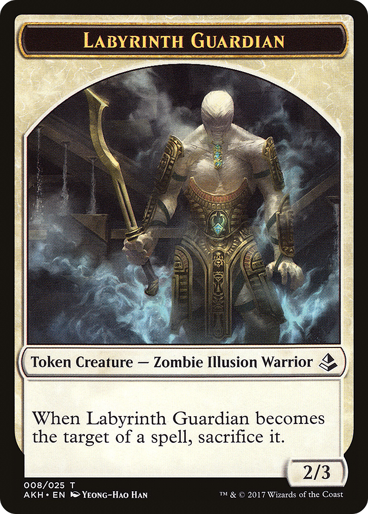 Labyrinth Guardian (AKH-008) - Amonkhet Tokens Foil | Grognard Games