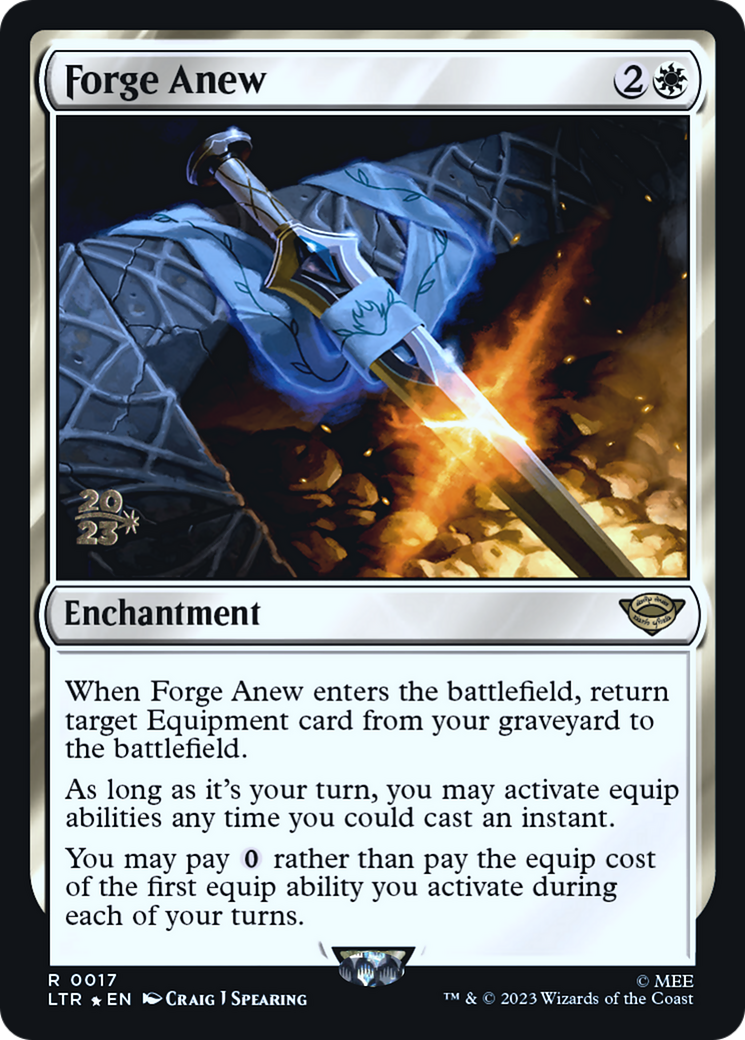 Forge Anew [The Lord of the Rings: Tales of Middle-Earth Prerelease Promos] | Grognard Games