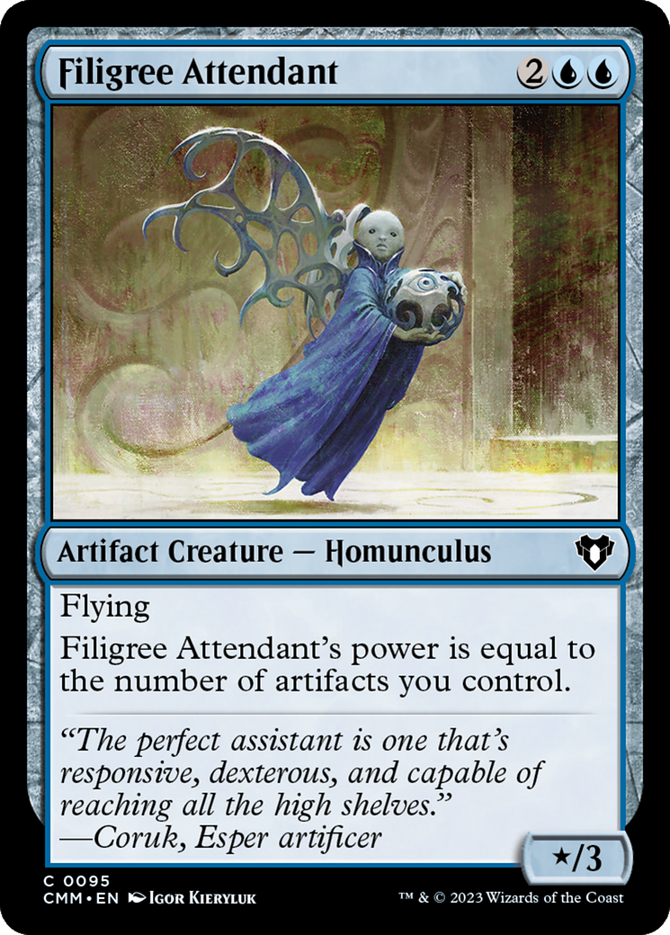 Filigree Attendant [Commander Masters] | Grognard Games