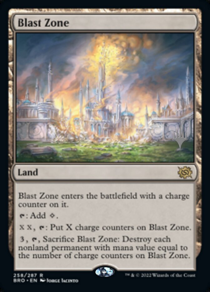 Blast Zone (Promo Pack) [The Brothers' War Promos] | Grognard Games