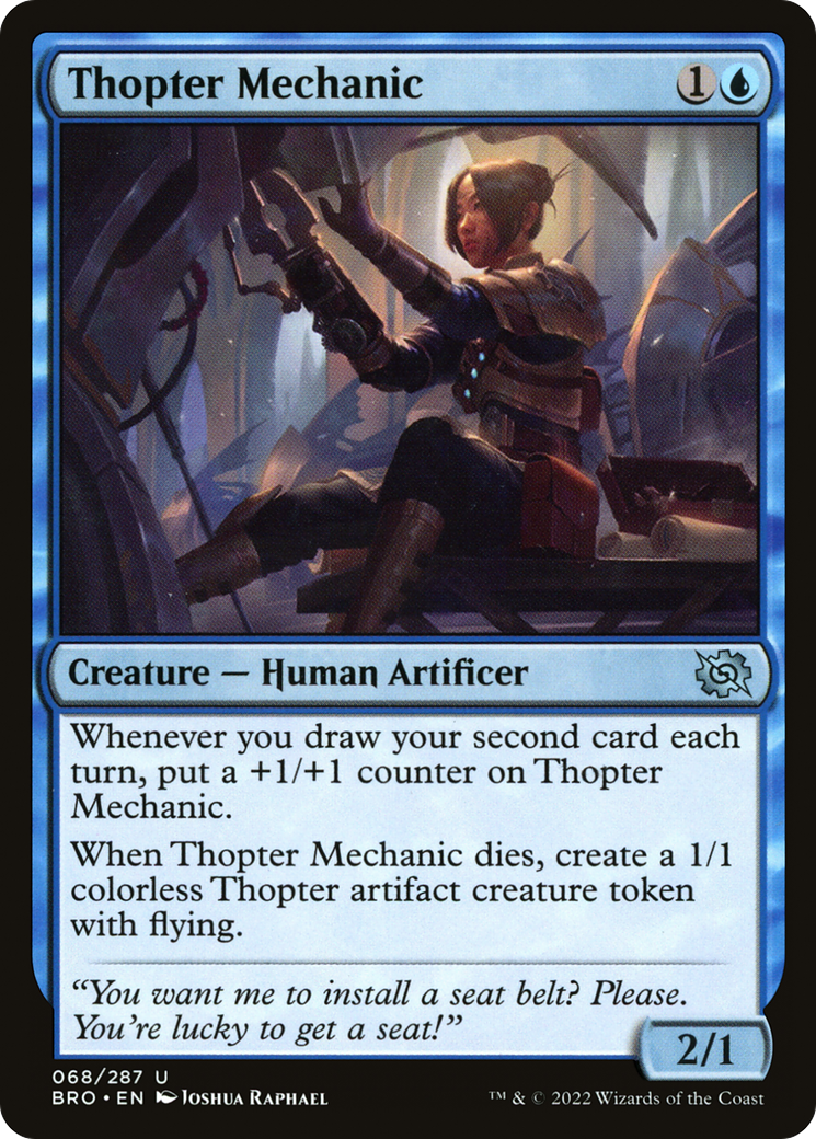 Thopter Mechanic [The Brothers' War] | Grognard Games