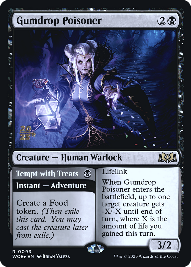 Gumdrop Poisoner // Tempt with Treats [Wilds of Eldraine Prerelease Promos] | Grognard Games