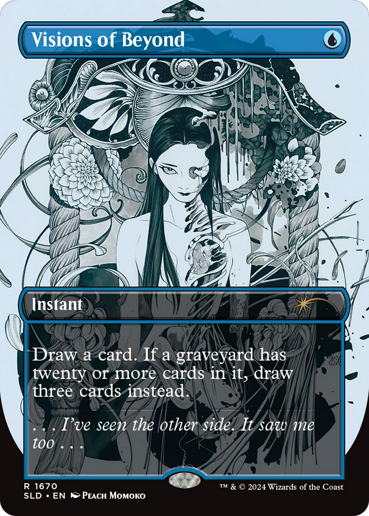 Visions of Beyond (SLD-1670) - Secret Lair Drop (Borderless) Foil | Grognard Games