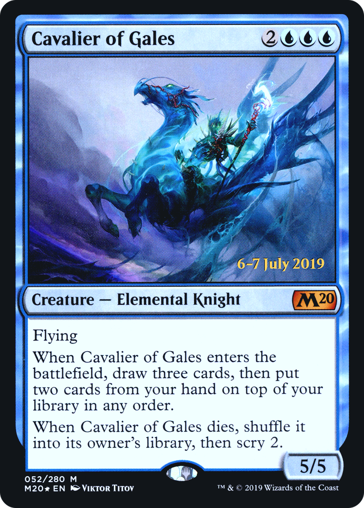 Cavalier of Gales  [Core Set 2020 Prerelease Promos] | Grognard Games