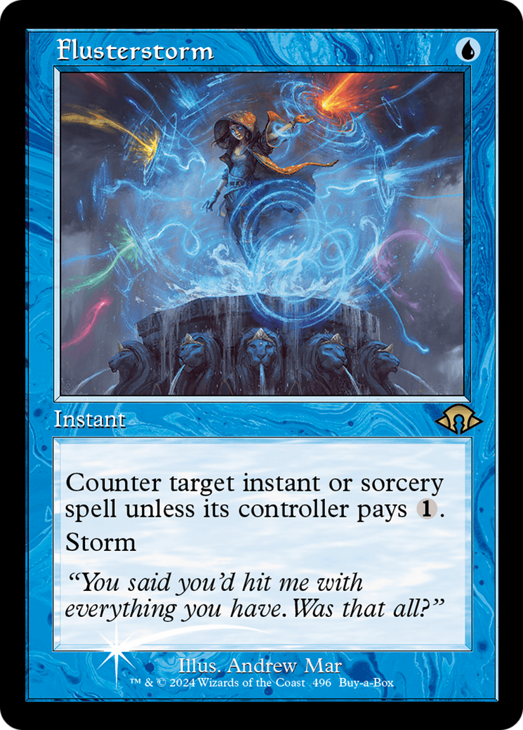 Flusterstorm (Retro Frame) [Modern Horizons 3 Prerelease Promos] | Grognard Games