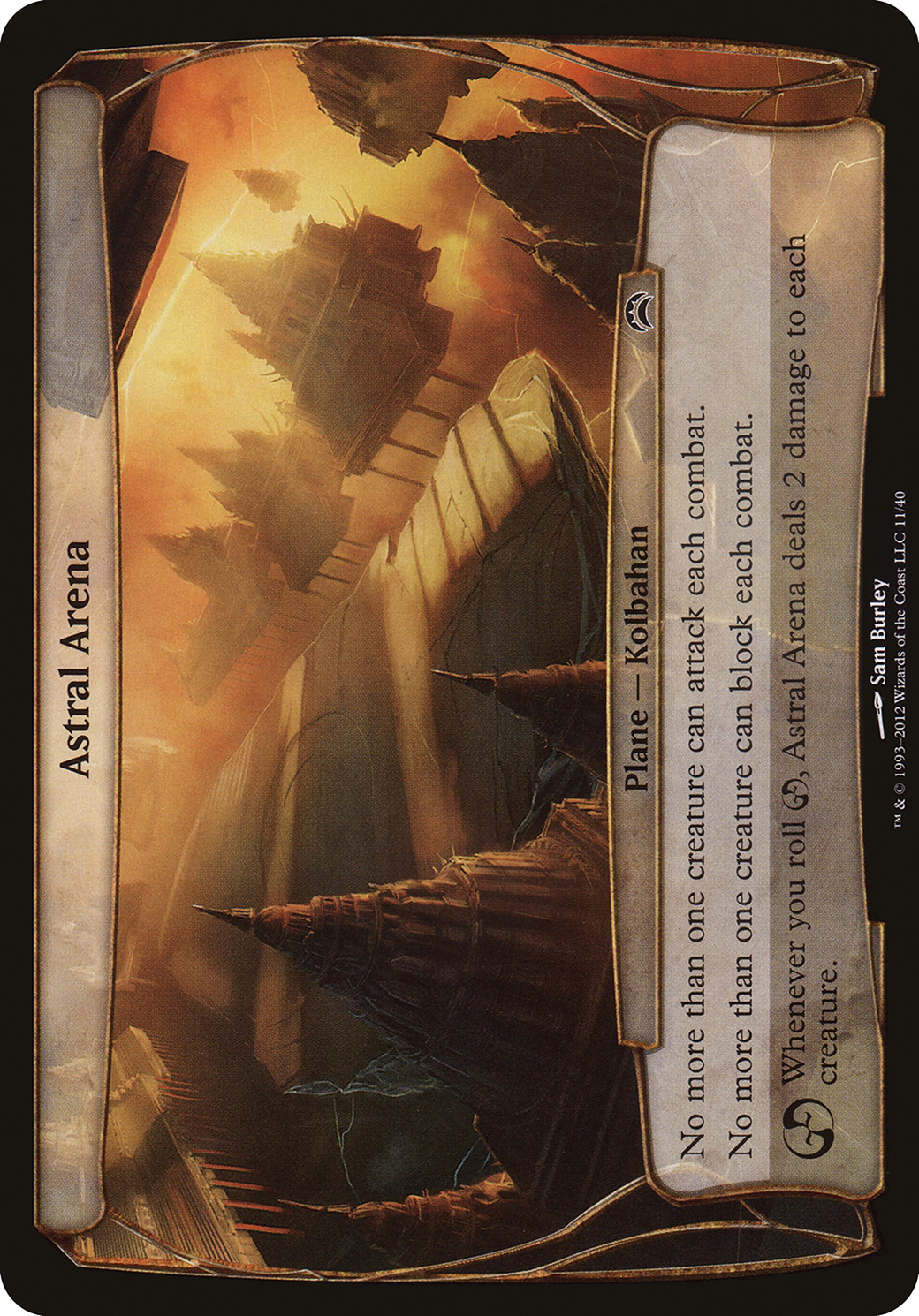 Astral Arena (OVER-011) - Planechase 2012 Planes Foil | Grognard Games