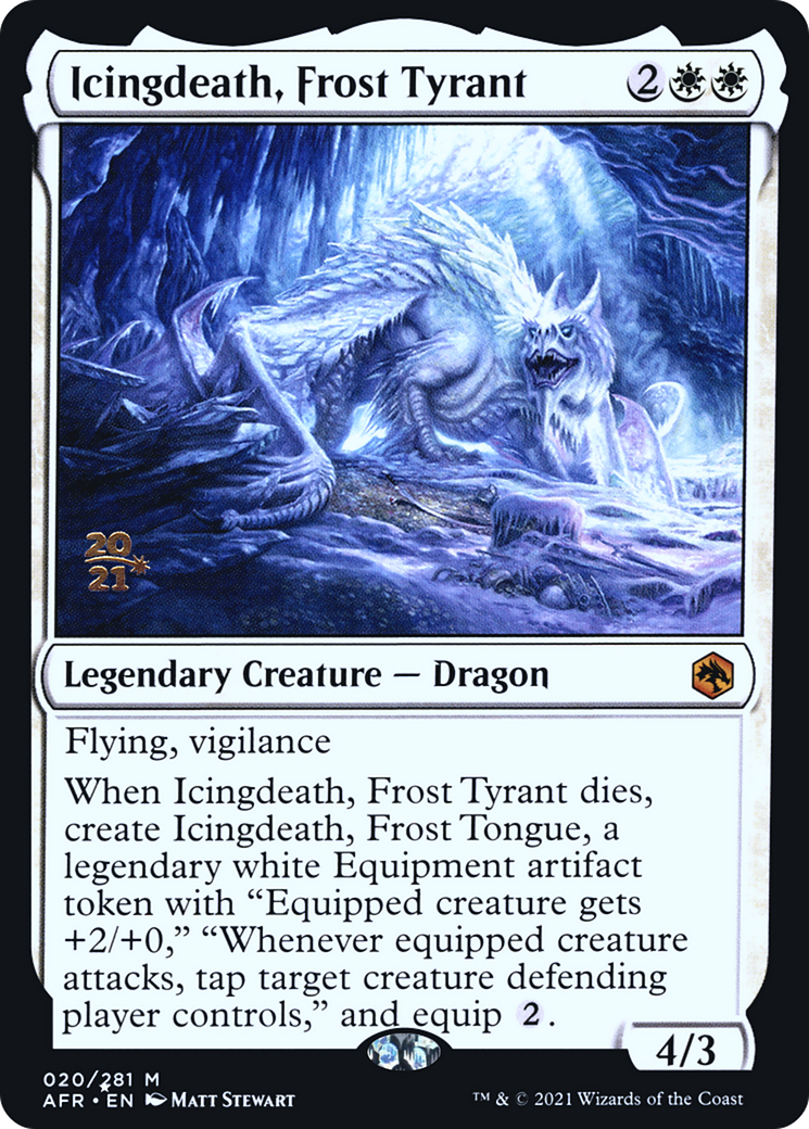 Icingdeath, Frost Tyrant [Dungeons & Dragons: Adventures in the Forgotten Realms Prerelease Promos] | Grognard Games