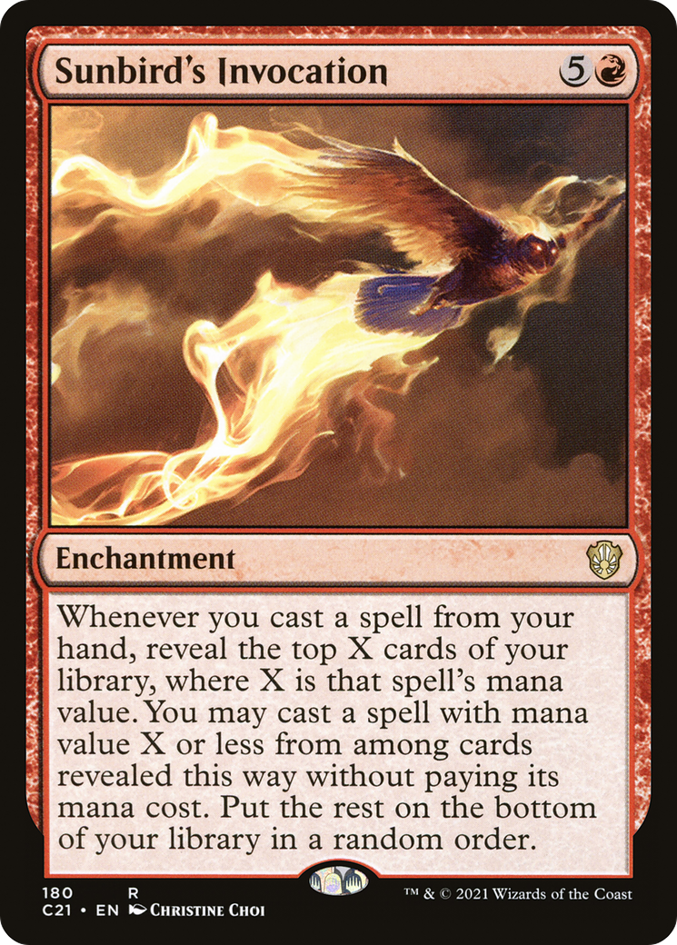 Sunbird's Invocation [Commander 2021] | Grognard Games