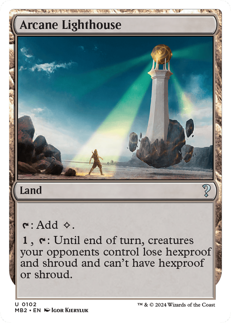 Arcane Lighthouse (White Border) [Mystery Booster 2] | Grognard Games