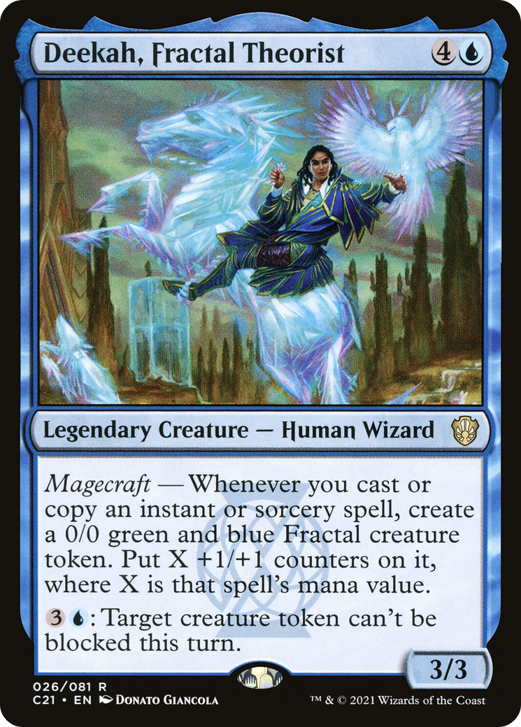 Deekah, Fractal Theorist [Commander 2021] | Grognard Games