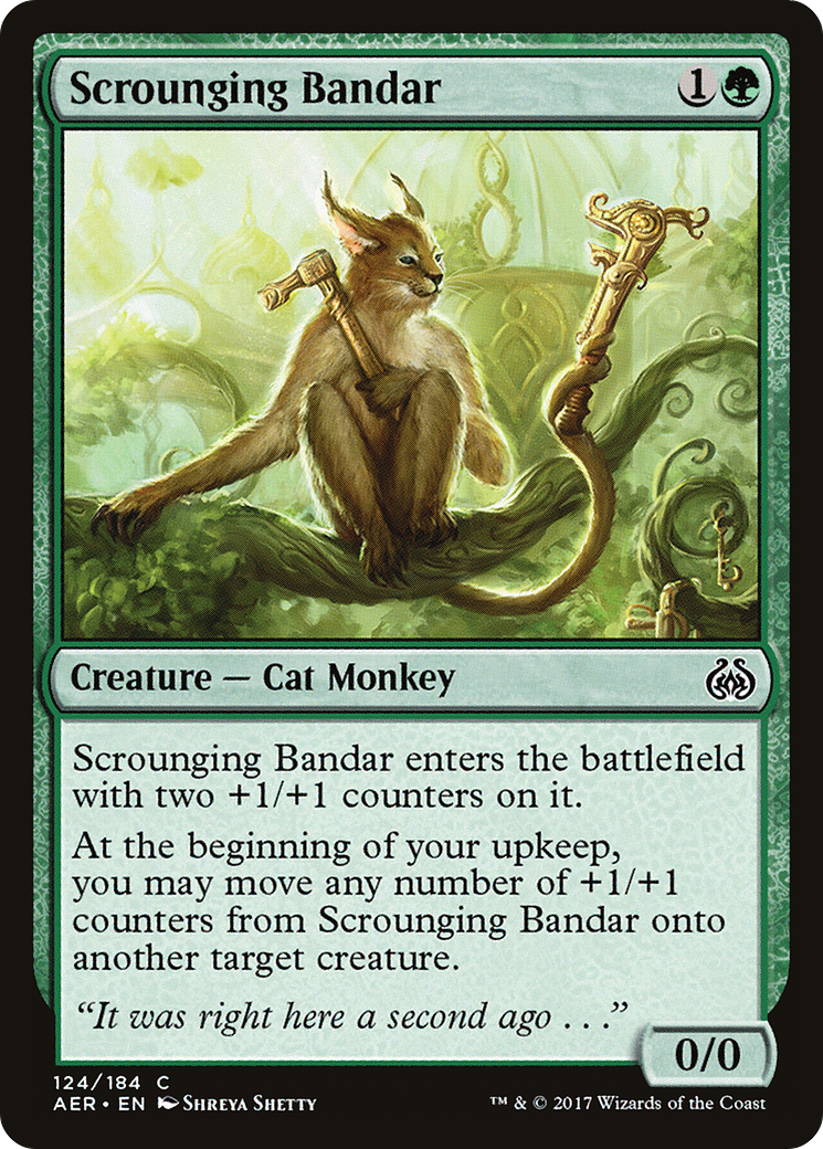 Scrounging Bandar (AER-124) - Aether Revolt Foil | Grognard Games